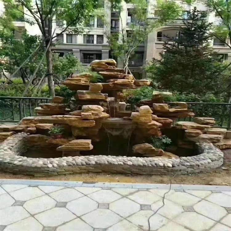 北京庭院假山鱼池设计方案